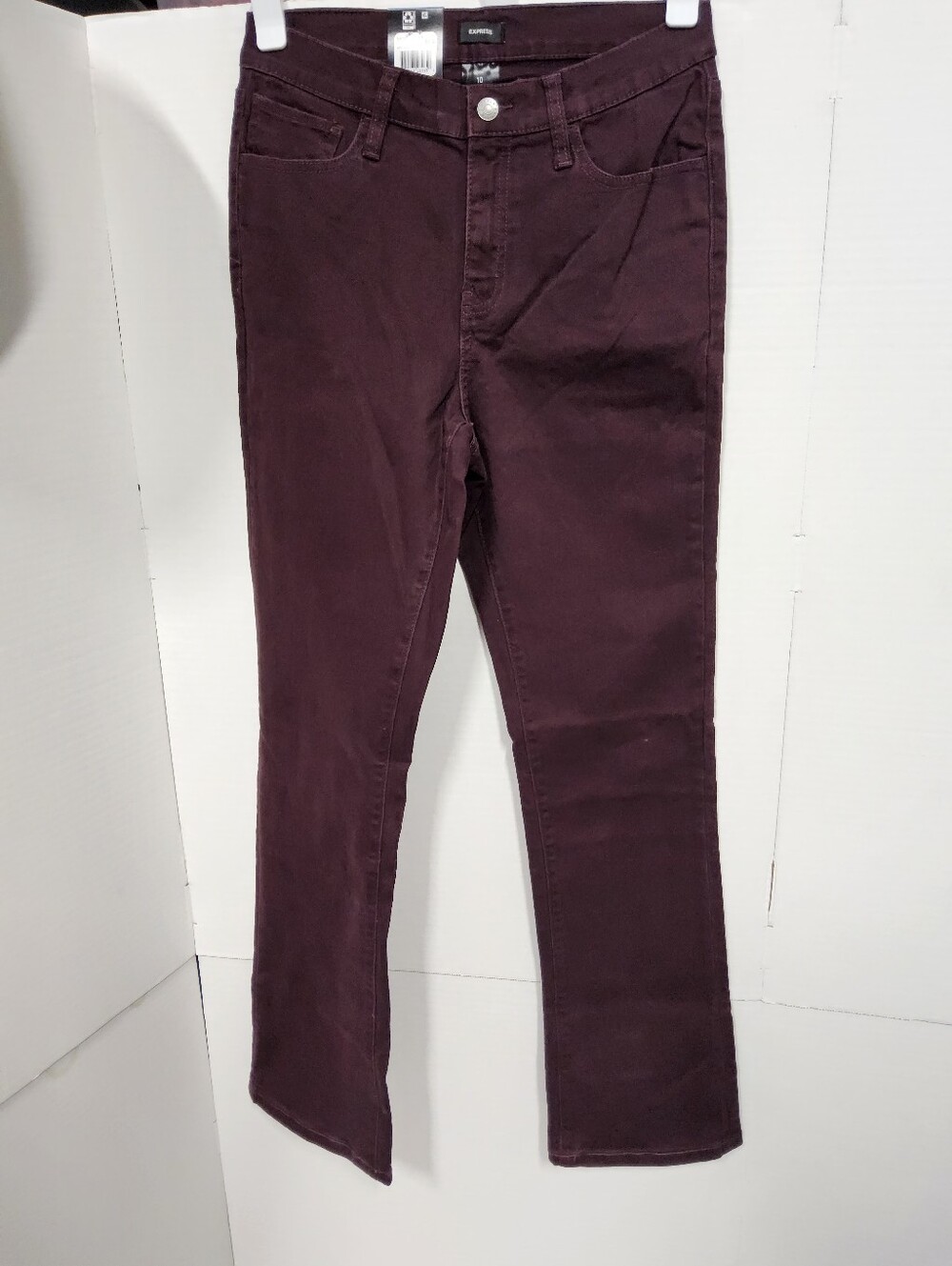 New Express Size 10 Women’s Burgundy Bootcut Jeans